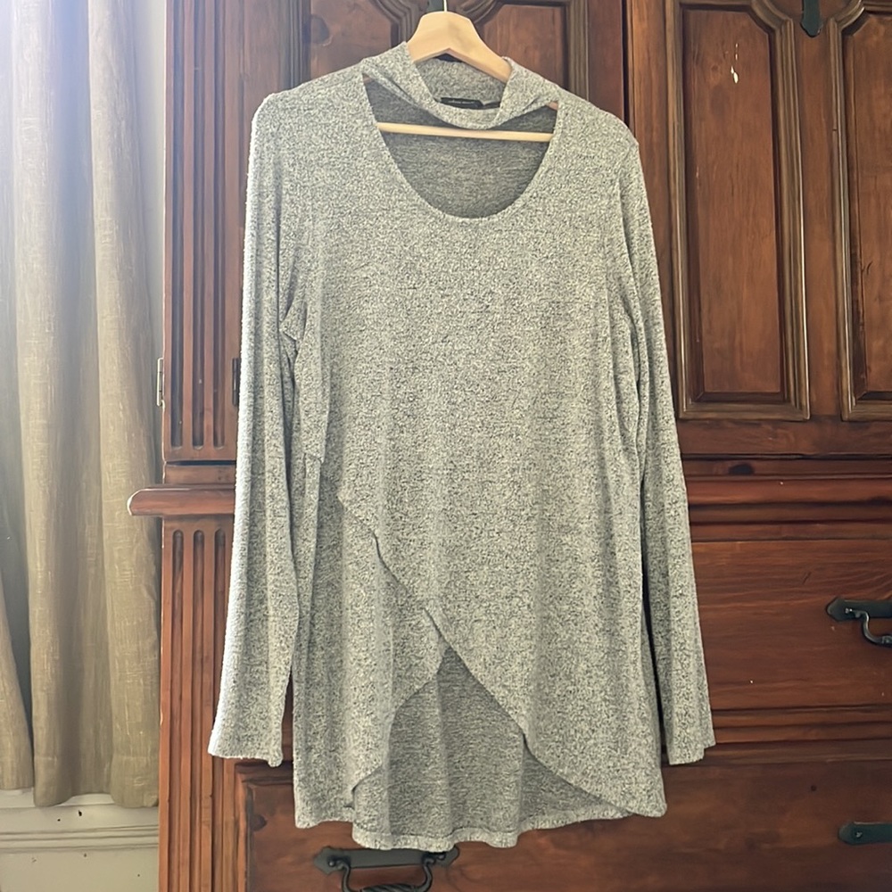 Long Grey Sweater